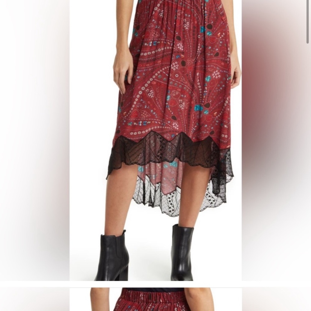 Zadig&Voltaire Lace Trim Skirt